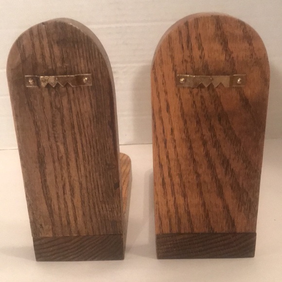 Set of Two Oak Taper Candle Holders - Picture 3 of 10